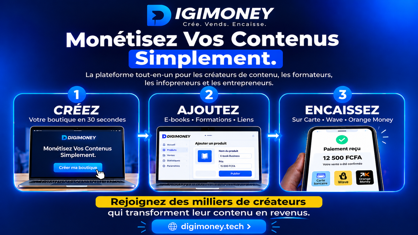 Monétisez vos contenus